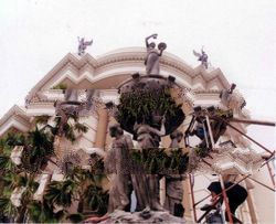 Five Women Fountain Sculpture