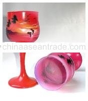 Glass airbrushed product