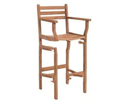 Teak Patio Furniture High Bar Chair