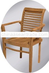 Stacking chair - Teak garden furniture and teak outdoor furniture