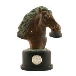 Horse Clock Sculpture