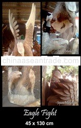 Sculpture Eagle Fight 130