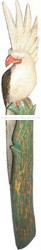 WOOD BIRD ANIMAL STATUE 06