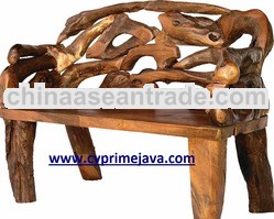 TEAK ROOT FURNITURE BENCH TRB24