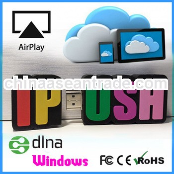 iPush wifi display receiver ipush samba ipush mirror mirror display displayer with CE,RoSH certifica