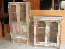  Furniture-Reclaimed Teak Display Cabinet