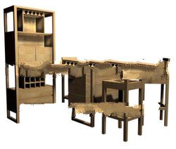 Wooden Bar Set