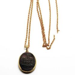 brass shell necklaces (bjns-008)