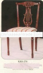 Lyre Diner Mahogany Indoor Furniture