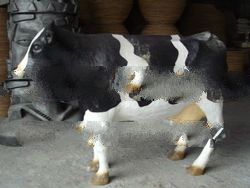 Cow figure statue