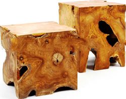 teak root furniture ball & block 0027