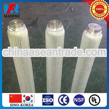 industry sintered SS304 pleated filter element