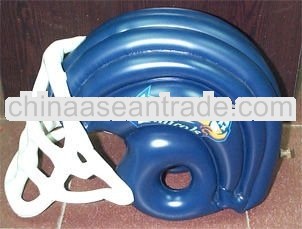 inflatable football helmet PVC air football helmet inflated football hat