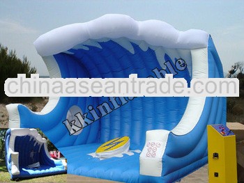 inflatable mechanical surfboard