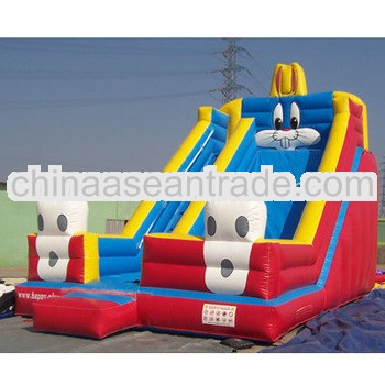 inflatable water slide with printing cartoon