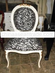 chair french country white wash PFI-ALB-CHAIR002