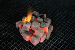 charcoal briquette