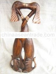 Wooden Statue Abstract