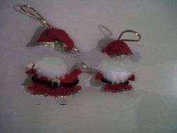 santa felt decoration