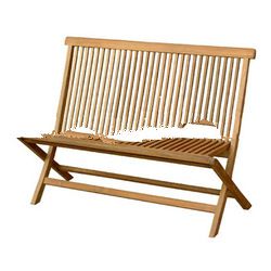 Teak Patio Furniture - Classic Folding Bench 120 Cm