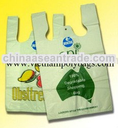 T-shirt poly plastic bag made in