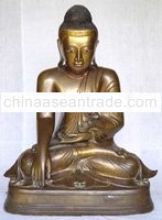 Antique Brass Buddha