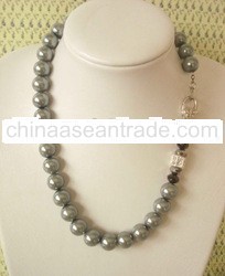 gray pearl with swarovski