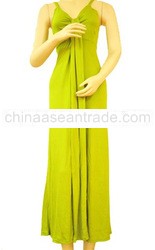 Lime Lola Long Dress