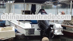 FIBRE GLASS BOAT C/W 150 SUZUKI OUTBOARD