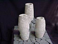 STONE CANDLE HOLDER