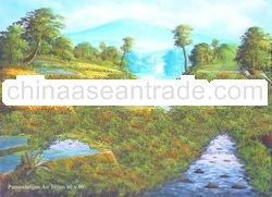 Pemandangan Desa Painting