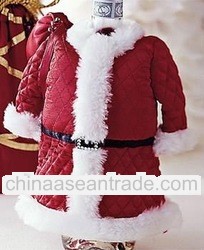 Santa Suit Bottle Cover