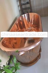 copper wood bathtub