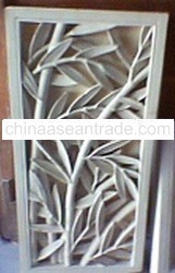 Bamboo Relief Stone Carving