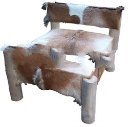 Goat Leather Sofa with backrest