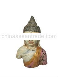 Buddha Painted cement