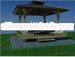 High Quality New Style Natural Craft Bamboo Gazebo