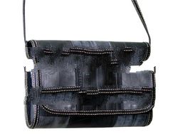 Recycled inner tube handbag