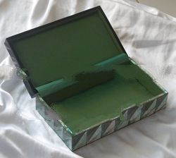 abalone shell box with formica combine