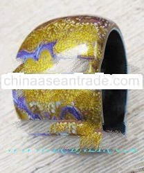 wooden bangle handpainting