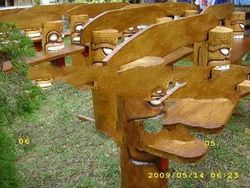 tiki benches
