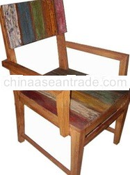 Reclaimed Teak Stacking Chair