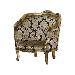 French Painted Upholstered Big Chair