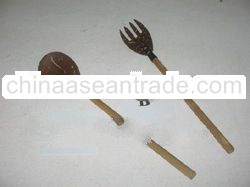 Native Teaspoon (A) And Small Fork (B)