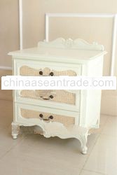  Furniture-3 Drawers French Corbeille Nighstand