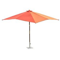 Teak Garden Furniture - Rectangular Parasol 2.5 X 3.5 M