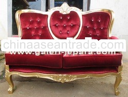 Wedding Sofa Sets Upholstered - Gold Leaf Indoor Furniture