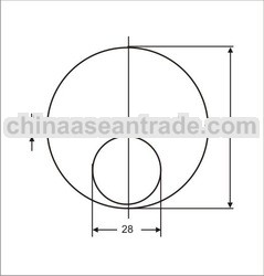 Bifocal Round Segment (Segment 28mm) Lens