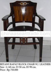 Betawi Rapat Block Chair