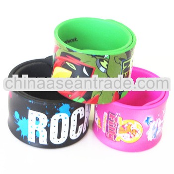 kids silicone slap bracelet